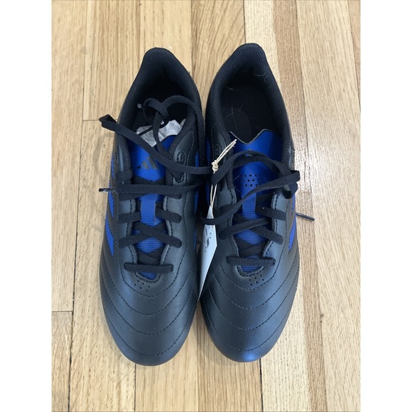 Adidas Goletto VIII FG Soccer Cleats Size 5.5  Black Blue Junior - Picture 1 of 5